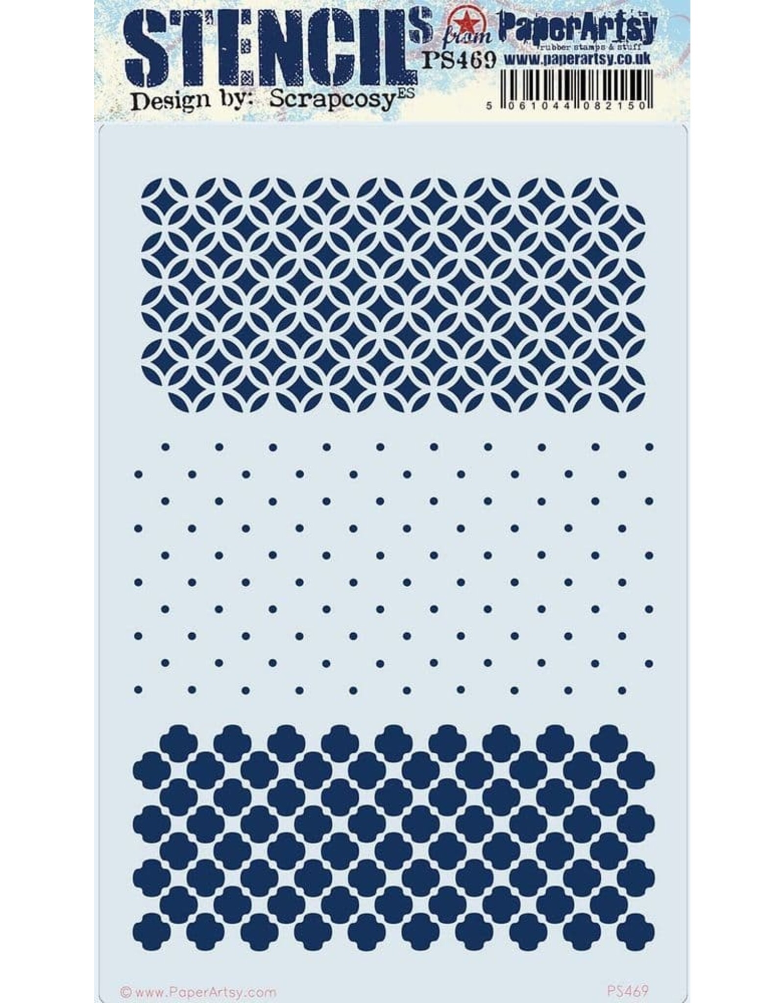 PAPER ARTSY PAPER ARTSY SCRAPCOSY PS469 STENCIL