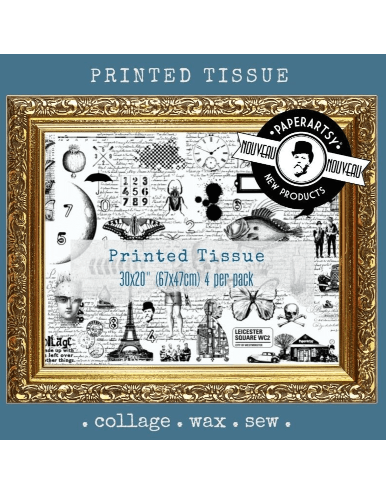 PAPER ARTSY PAPER ARTSY HOT PICKS PRINTED TISSUE COLLAGE PAPER