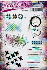 PAPER ARTSY PAPER ARTSY TRACY SCOTT TS041 CLING STAMP SET