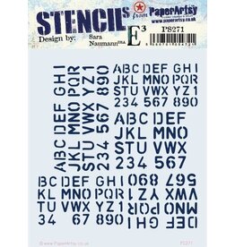 PAPER ARTSY PAPER ARTSY SARA NAUMANN PS271 STENCIL