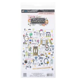 49 AND MARKET 49 AND MARKET THE FLOWER EMPORIUM 6x12 LASER CUT ELEMENTS 138/PK