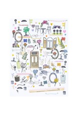 49 AND MARKET 49 AND MARKET THE FLOWER EMPORIUM 6x12 LASER CUT ELEMENTS 138/PK