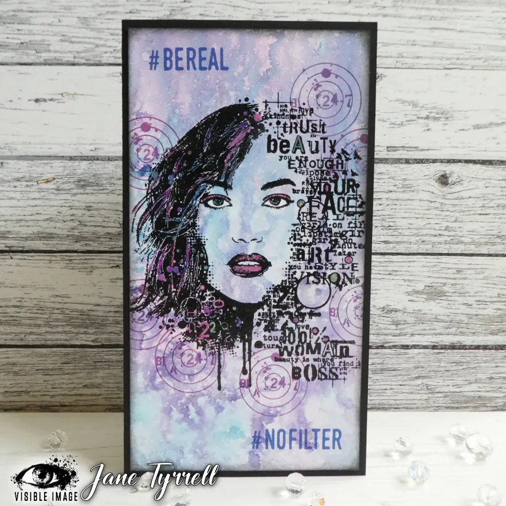 VISIBLE IMAGE BACKGROUND VISION CLEAR STAMP SET