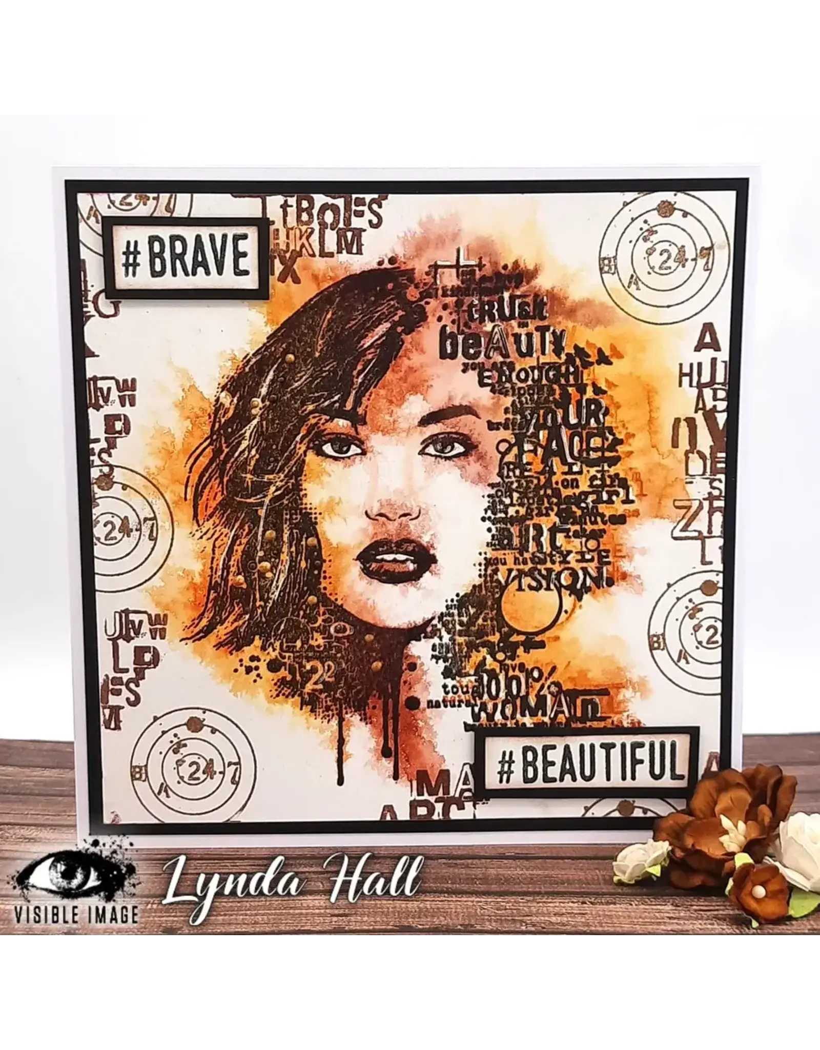 VISIBLE IMAGE VISIBLE IMAGE BACKGROUND VISION CLEAR STAMP SET