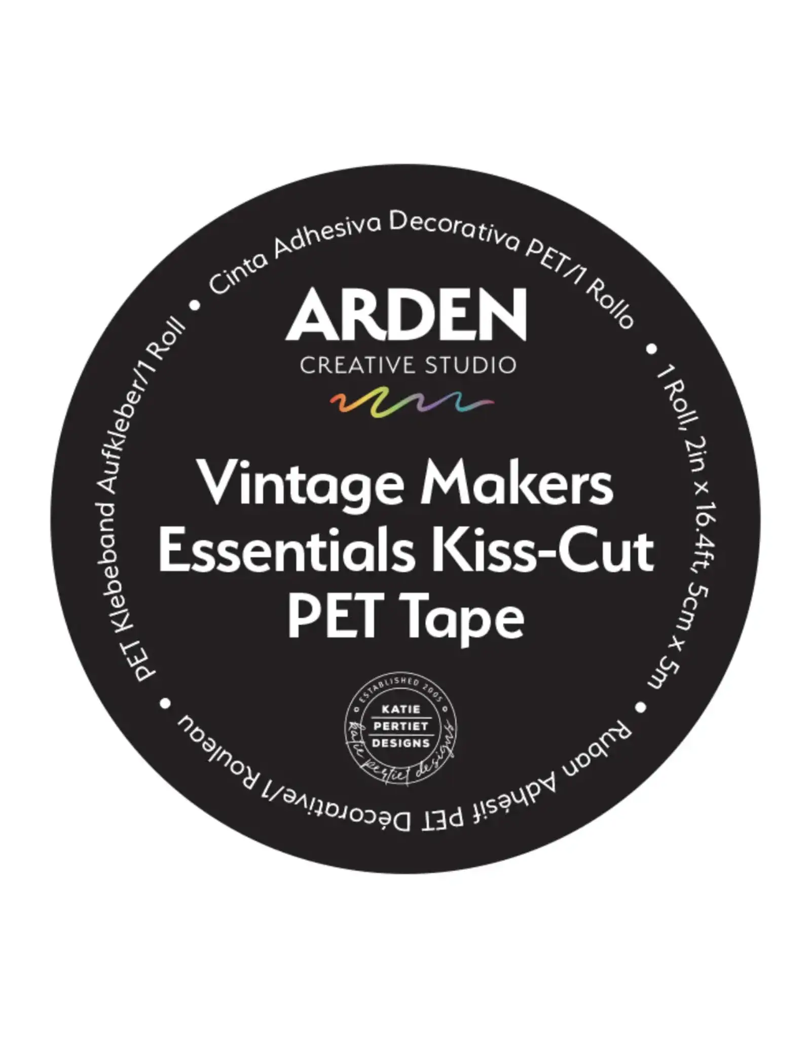 ARDEN CREATIVE STUDIO ARDEN CREATIVE STUDIO VINTAGE MAKERS ESSENTIALS KISS-CUT PET TAPE