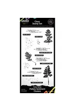 ARDEN CREATIVE STUDIO ARDEN CREATIVE STUDIO MAKER SERIES MAKER'S SENTIMENT CLUSTERS 4x8 CLEAR STAMP SET