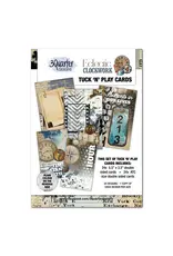 3QUARTER DESIGNS 3QUARTER DESIGNS ECLECTIC CLOCKWORK COLLECTION TUCK 'N' PLAY CARDS SET