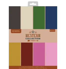CRAFTERS COMPANION CRAFTERS COMPANION WESTERN COLLECTION 8.5x11 LUXURY LINEN CARD