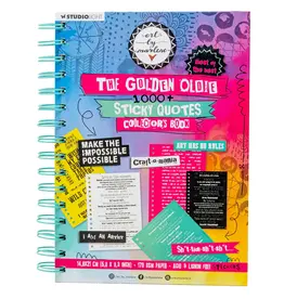 STUDIOLIGHT STUDIOLIGHT ART BY MARLENE ESSENTIALS COLLECTION STICKY QUOTES THE GOLDEN OLDIES COLLECTOR'S BOOK