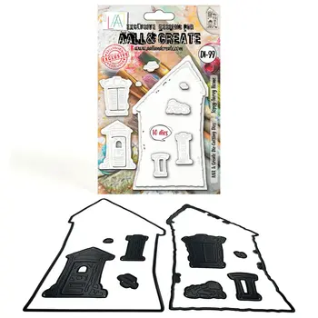 AALL & CREATE AALL & CREATE #99 TOPSY-TURVY HOME DIE SET
