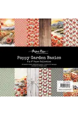 PAPER ROSE PAPER ROSE POPPY GARDEN 6x6 BASICS PAPER COLLECTION