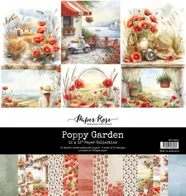 PAPER ROSE PAPER ROSE POPPY GARDEN 12x12 PAPER COLLECTION
