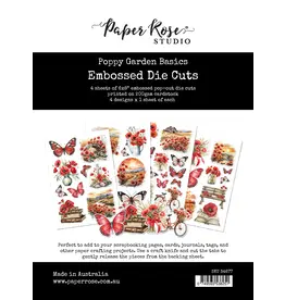 PAPER ROSE PAPER ROSE POPPY GARDEN BASICS EMBOSSED DIE CUTS