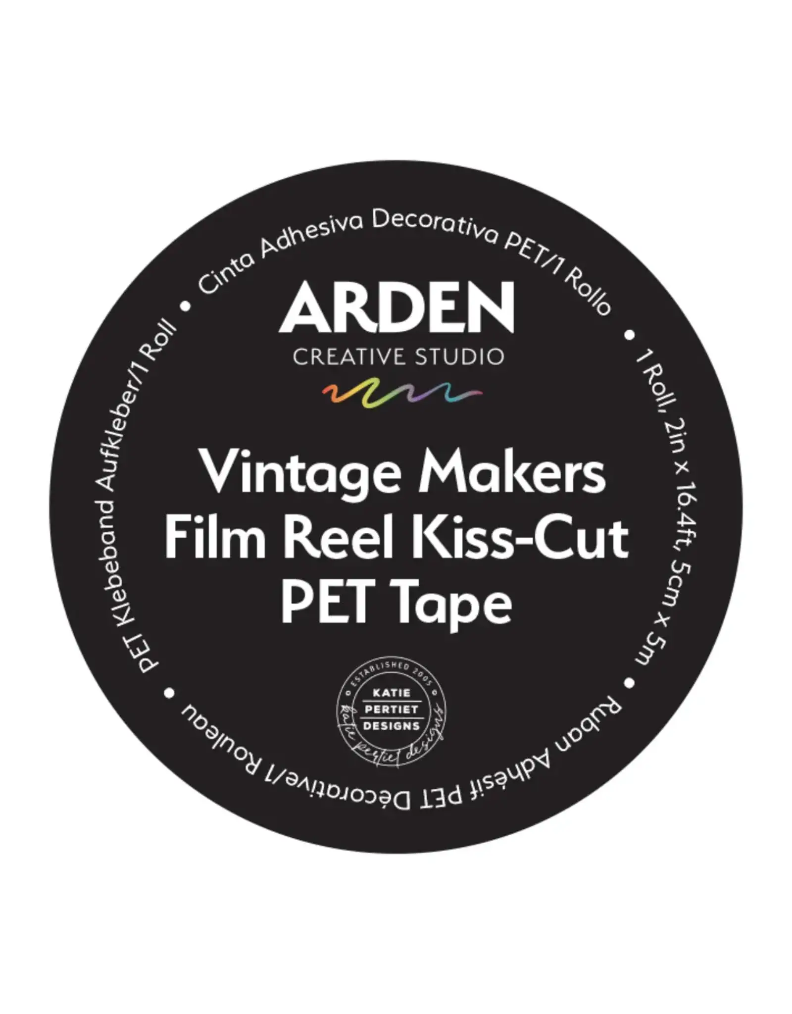 ARDEN CREATIVE STUDIO ARDEN CREATIVE STUDIO VINTAGE MAKERS FILM REEL KISS-CUT PET TAPE
