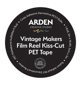 ARDEN CREATIVE STUDIO ARDEN CREATIVE STUDIO VINTAGE MAKERS FILM REEL KISS-CUT PET TAPE
