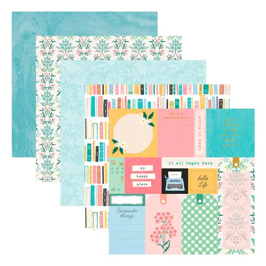 SPELLBINDERS SPELLBINDERS ROSIE'S STUDIO HELLO IT'S ME! 6x6 PAPER PAD