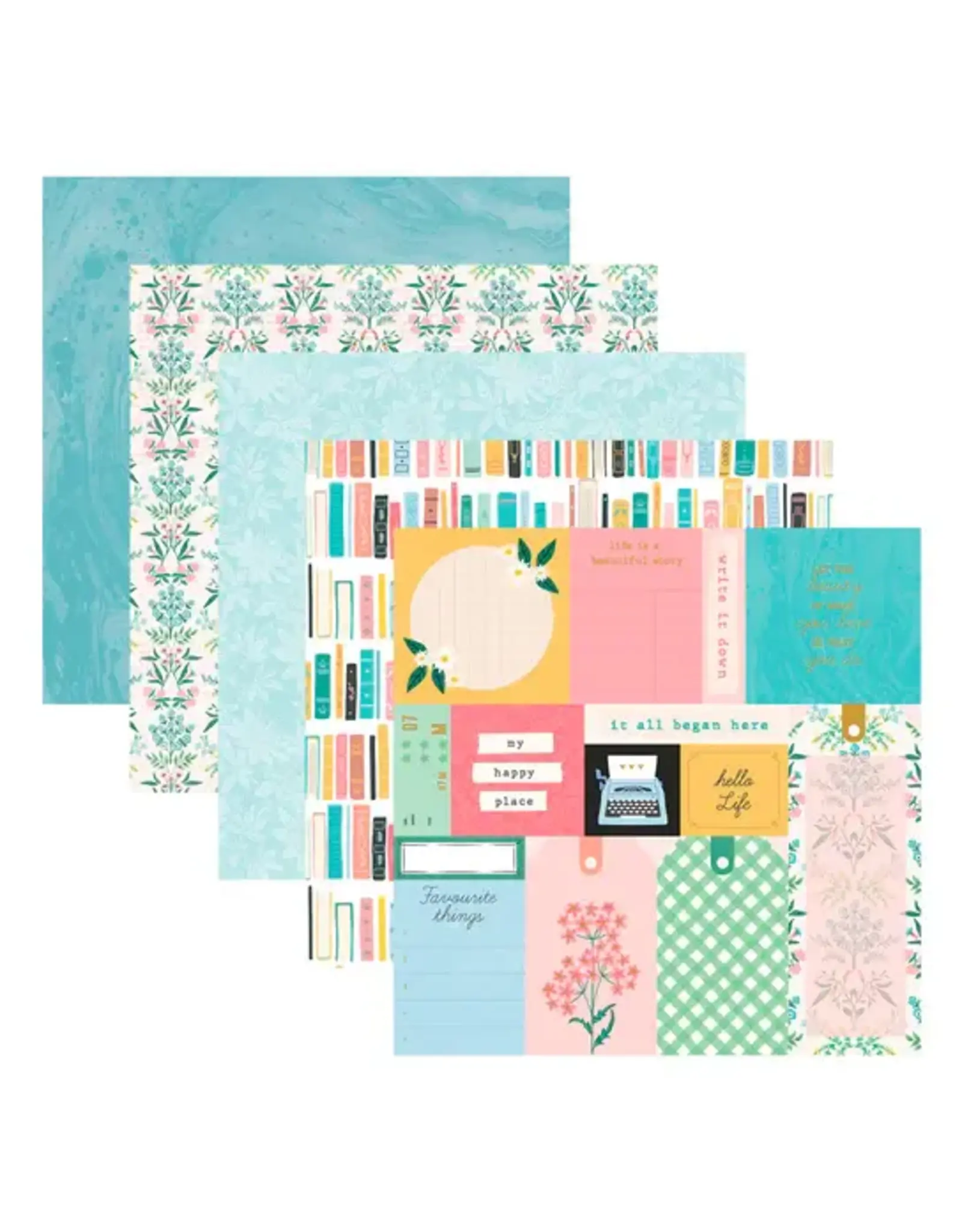 SPELLBINDERS SPELLBINDERS ROSIE'S STUDIO HELLO IT'S ME! 6x6 PAPER PAD