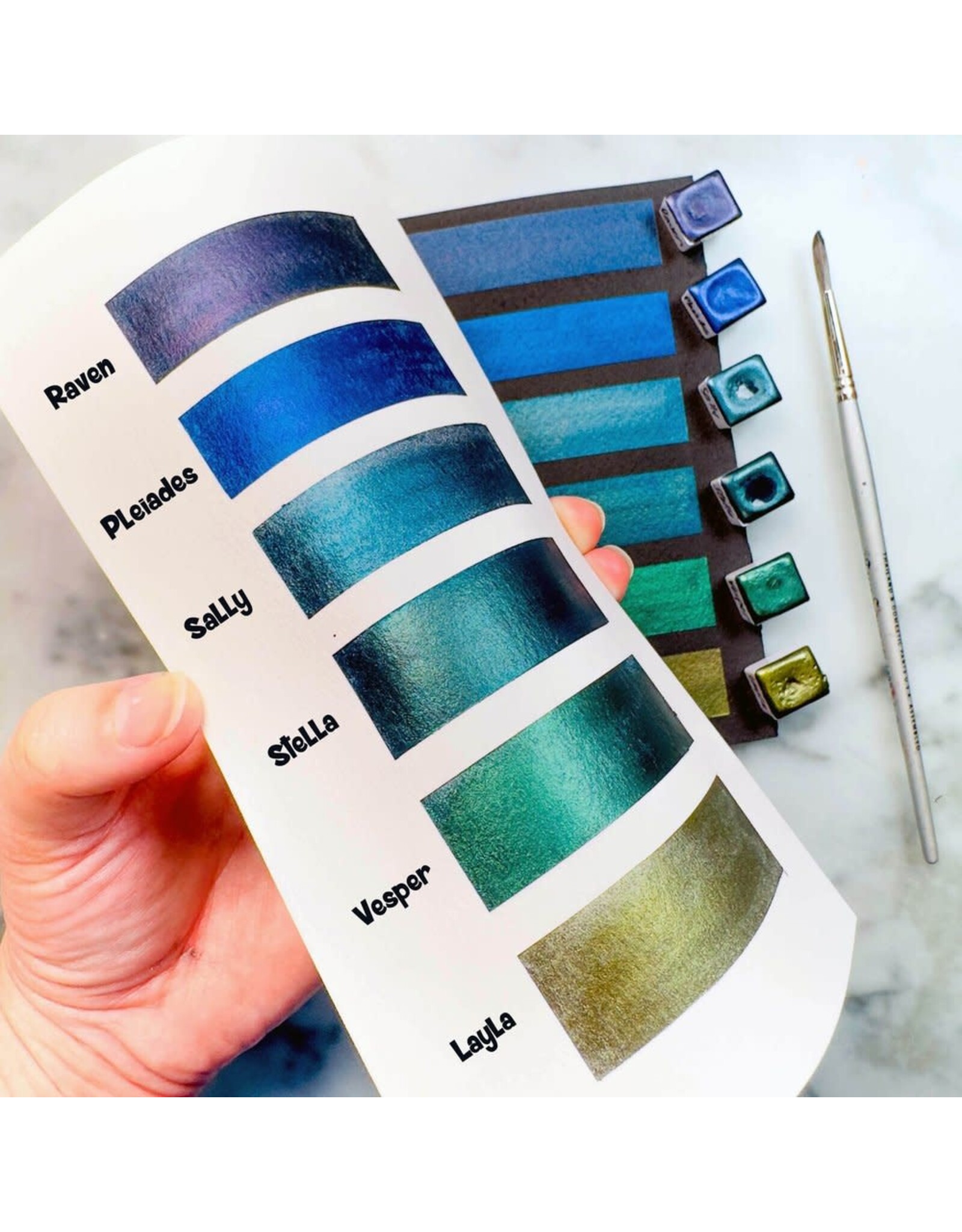 POP! PIGMENTS POP! PIGMENTS AQUARELLE MINUIT 6/PK