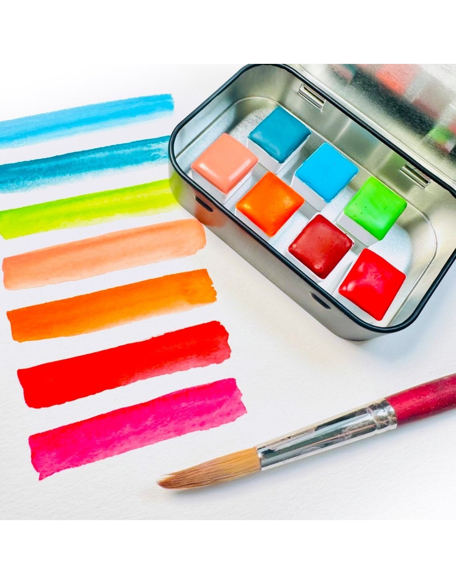 POP! PIGMENTS POP! PIGMENTS AQUARELLE CARAÏBES 7/PK