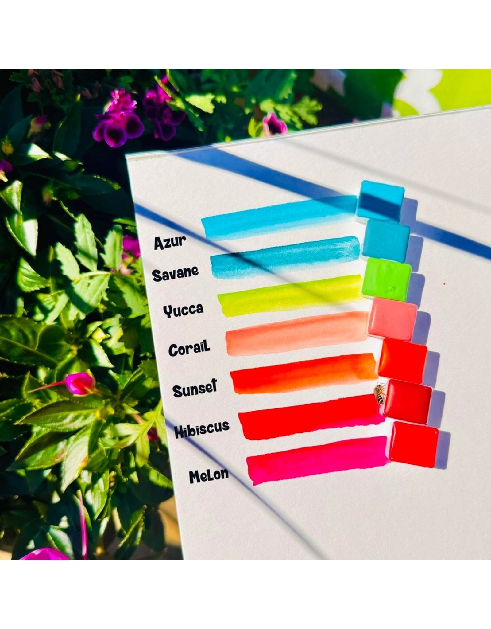 POP! PIGMENTS POP! PIGMENTS AQUARELLE CARAÏBES 7/PK