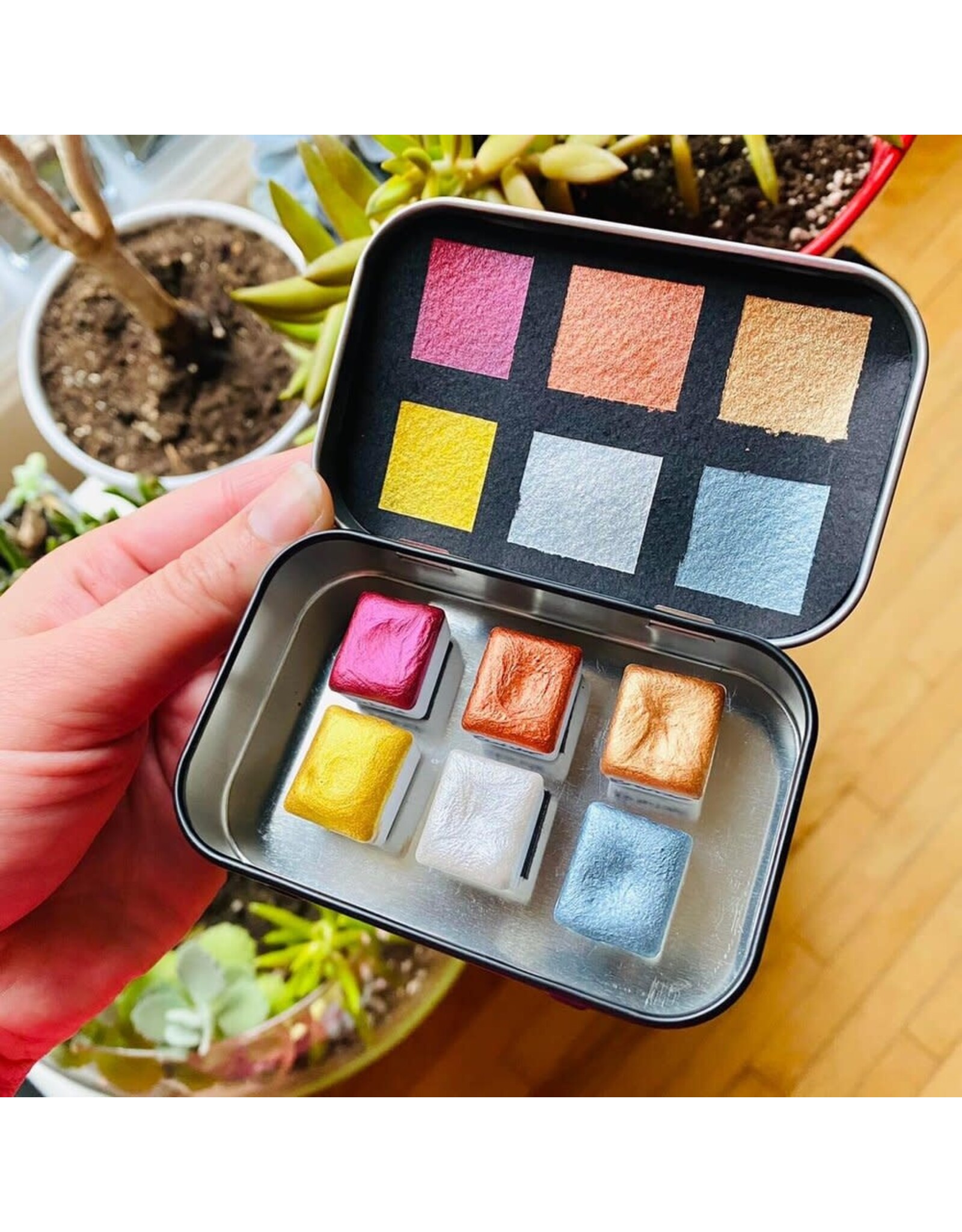 POP! PIGMENTS POP! PIGMENTS AQUARELLE MÉTALLIQUE 8/PK