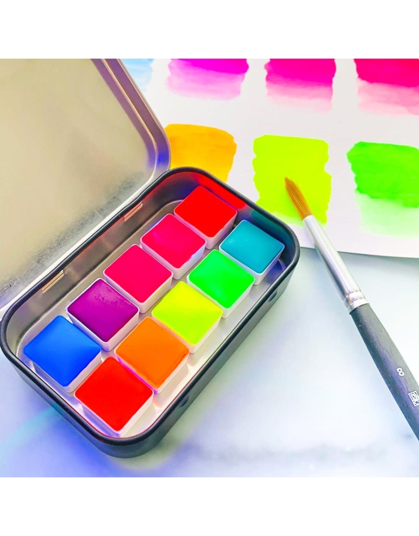 POP! PIGMENTS POP! PIGMENTS AQUARELLE FLUORESCENTE 10/PK