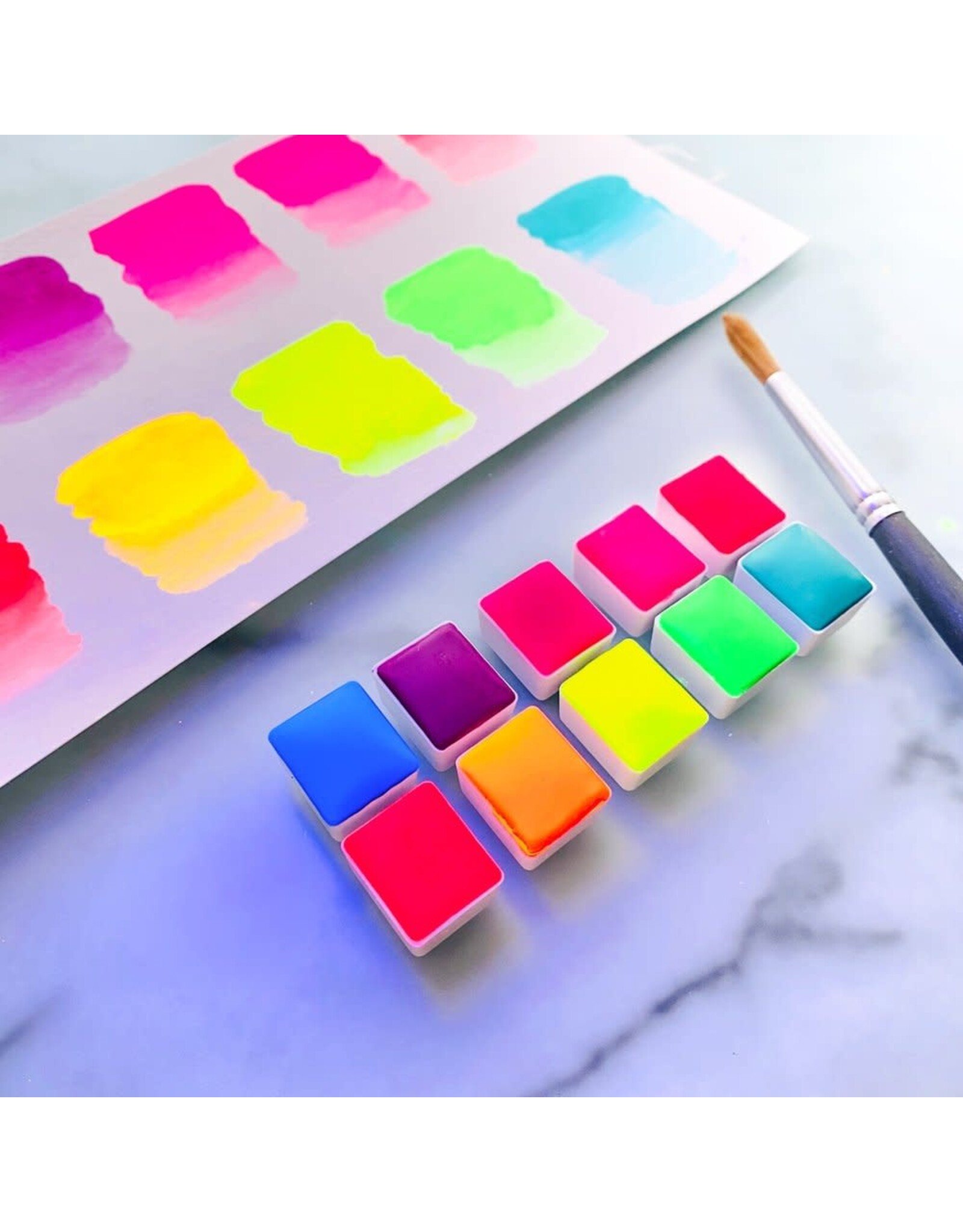POP! PIGMENTS POP! PIGMENTS AQUARELLE FLUORESCENTE 10/PK
