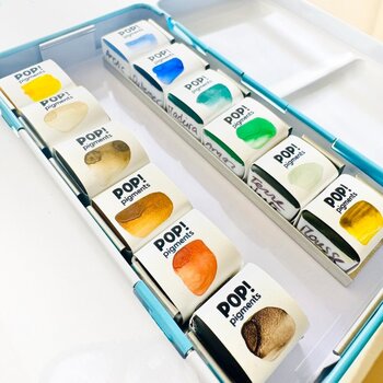 POP! PIGMENTS POP! PIGMENTS PALETTE AQUARELLE TERRE ET MER 12/PK