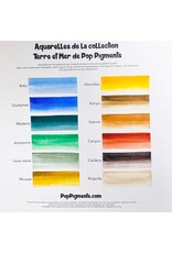 POP! PIGMENTS POP! PIGMENTS PALETTE AQUARELLE TERRE ET MER 12/PK