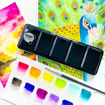 POP! PIGMENTS POP! PIGMENTS PALETTE AQUARELLE ÉCLATÉE 12/PK