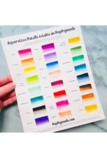 POP! PIGMENTS POP! PIGMENTS PALETTE AQUARELLE ÉCLATÉE 24/PK