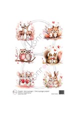 RONRON DESIGNS RONRON DESIGNS PETITS VALENTINS RICE PAPER