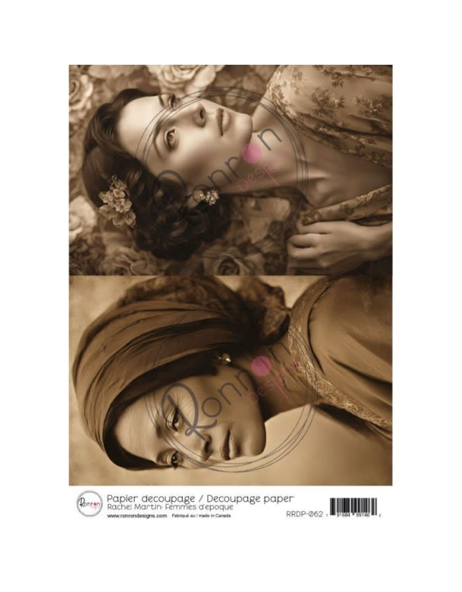 RONRON DESIGNS RONRON DESIGNS RACHEL MARTIN - FEMMES D'ÉPOQUE RICE PAPER