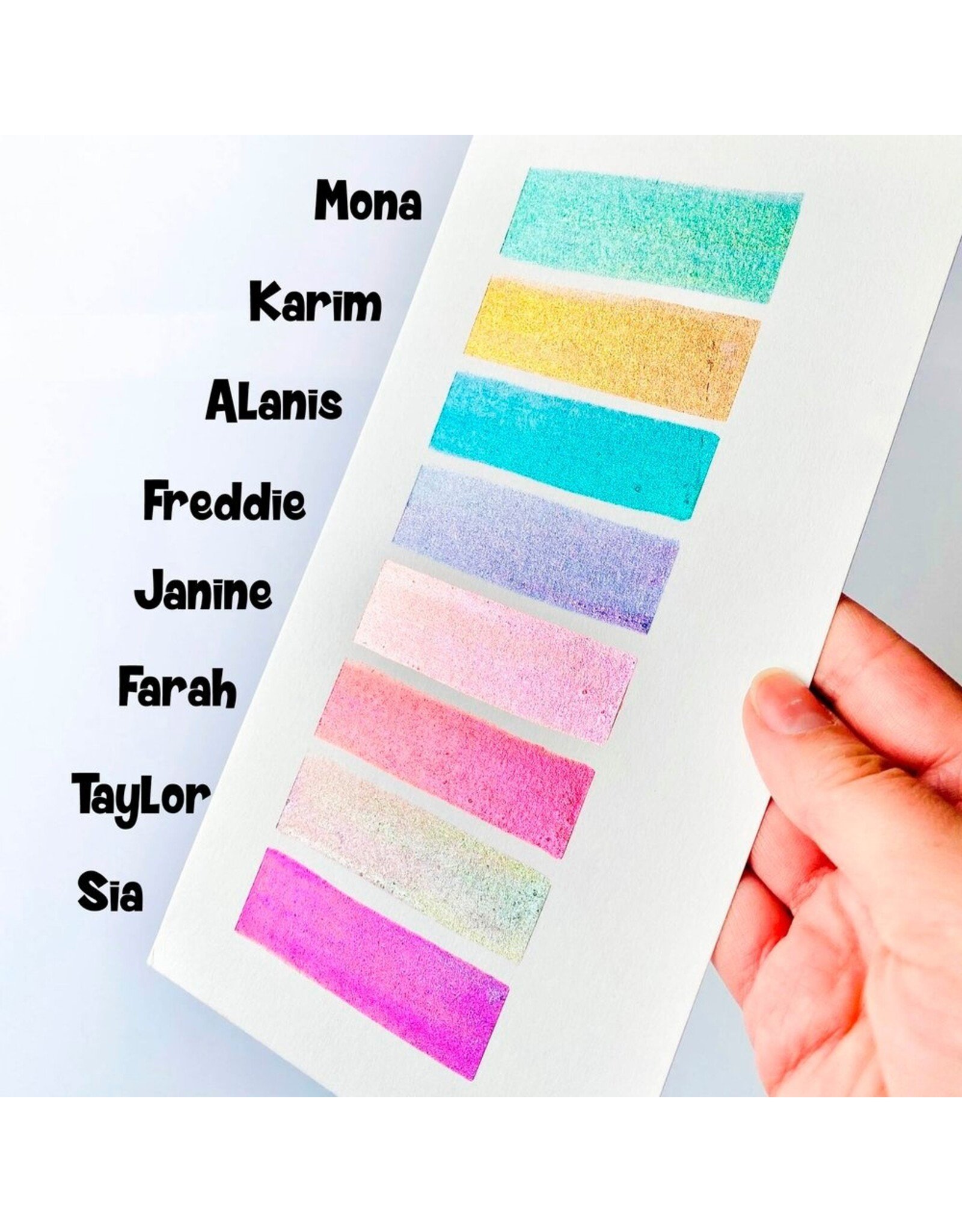 POP! PIGMENTS POP! PIGMENTS AQUARELLE SUPERSTARS 8/PK