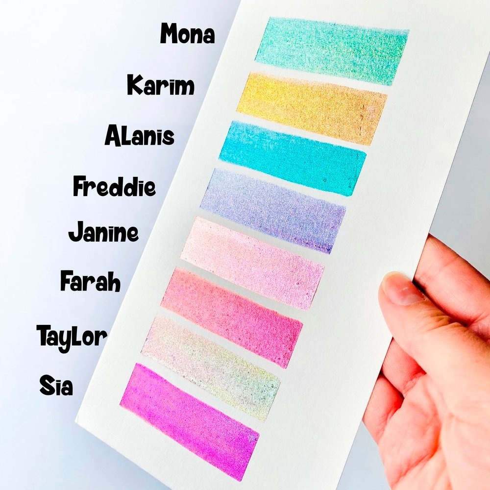 POP! PIGMENTS POP! PIGMENTS AQUARELLE SUPERSTARS 8/PK