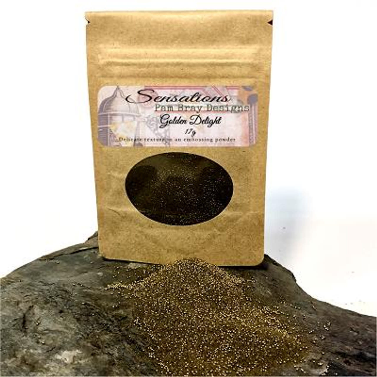 EMERALD CREEK PAM BRAY DESIGNS GOLDEN DELIGHT SENSATIONS EMBOSSING POWDER