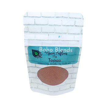 EMERALD CREEK GWEN LAFLEUR BOHO BLENDS TOPAZ EMBOSSING POWDER