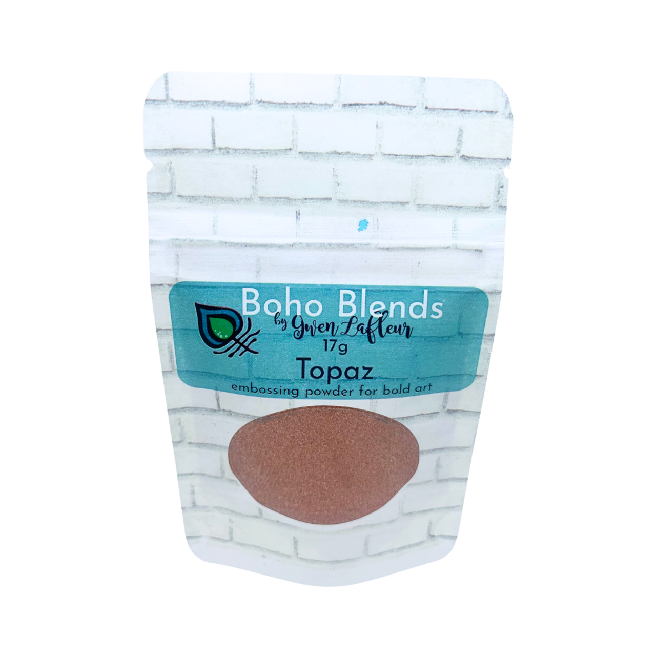 EMERALD CREEK EMERALD CREEK GWEN LAFLEUR BOHO BLENDS TOPAZ EMBOSSING POWDER