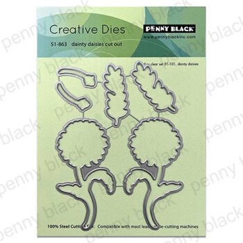 PENNY BLACK PENNY BLACK DAINTY DAISIES CUT OUT DIE SET