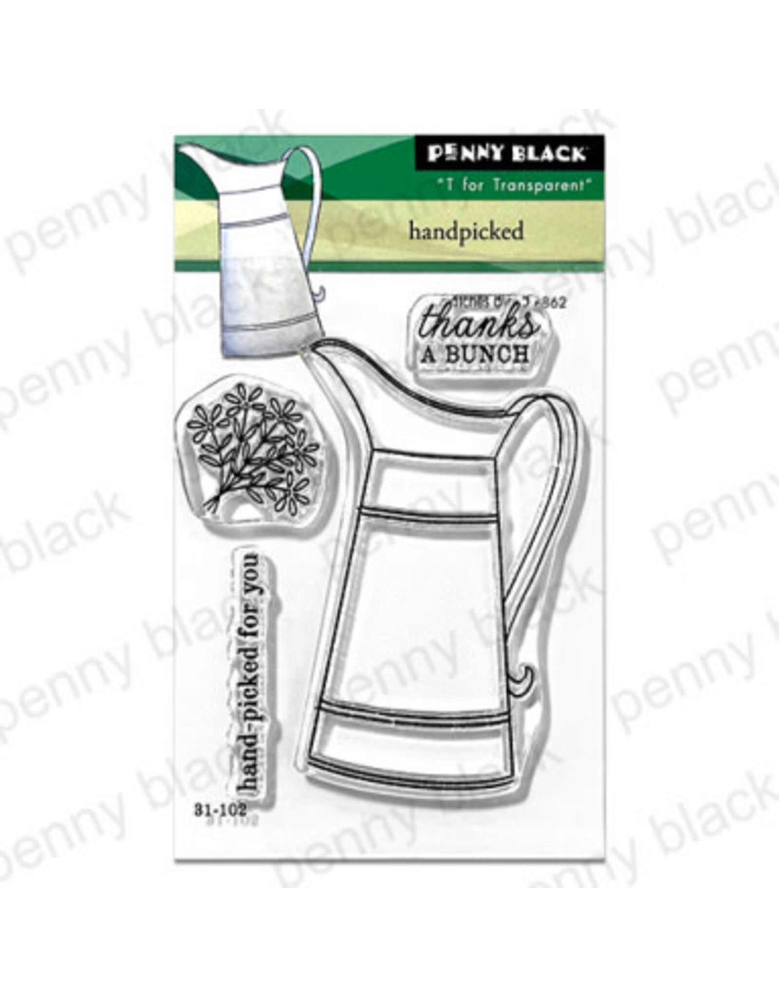 PENNY BLACK PENNY BLACK HAND-PICKED CLEAR STAMP SET
