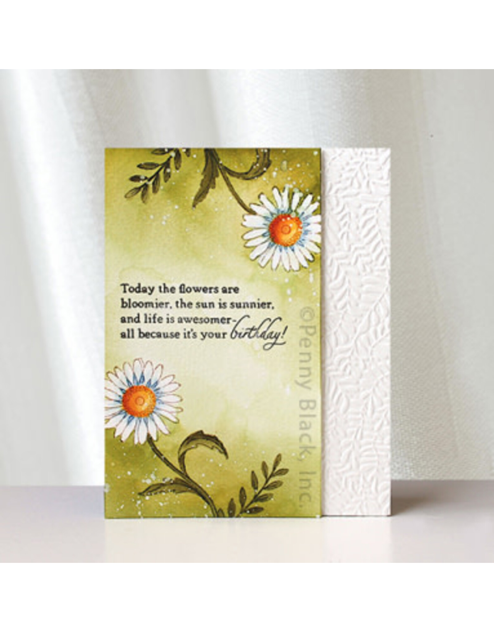 PENNY BLACK PENNY BLACK DAINTY DAISIES CLEAR STAMP SET