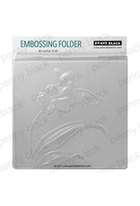 PENNY BLACK PENNY BLACK 3D ORCHID 6x6 EMBOSSING FOLDER