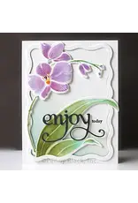 PENNY BLACK PENNY BLACK 3D ORCHID 6x6 EMBOSSING FOLDER