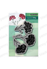 PENNY BLACK PENNY BLACK TREASURED TRIO CLING STAMP SET