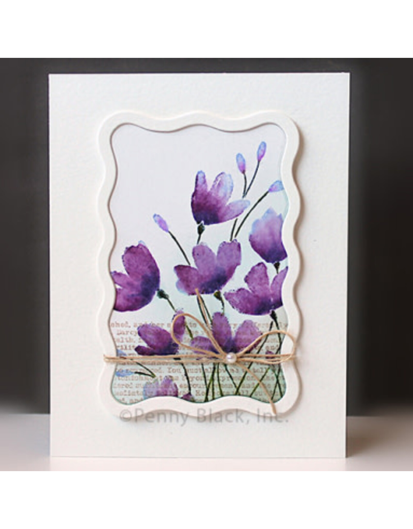 PENNY BLACK PENNY BLACK FLOURISHING CLING STAMP