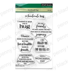 PENNY BLACK PENNY BLACK HANDMADE HUG CLEAR STAMP SET