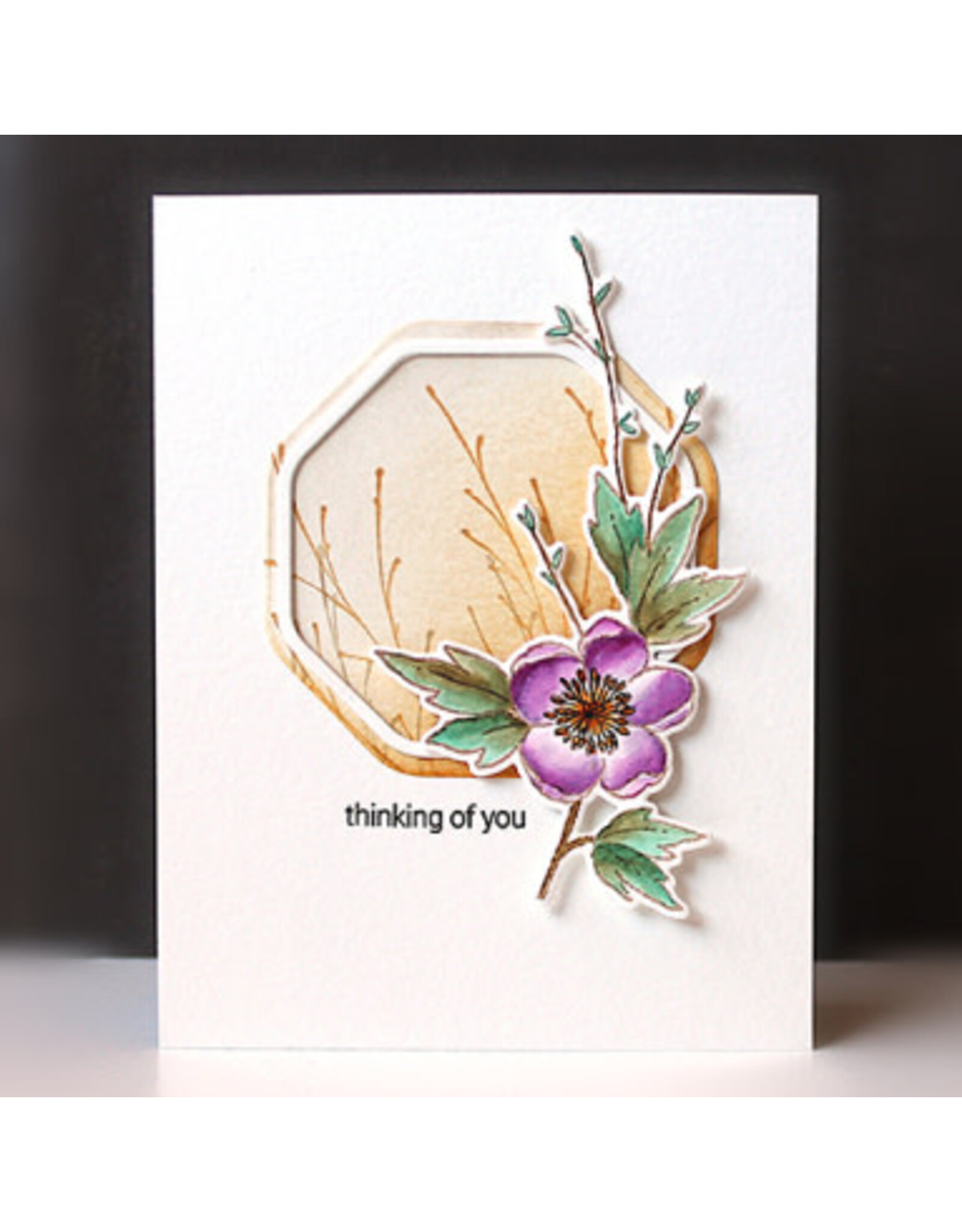 PENNY BLACK PENNY BLACK FEATHERED KINDNESS CLEAR STAMP SET