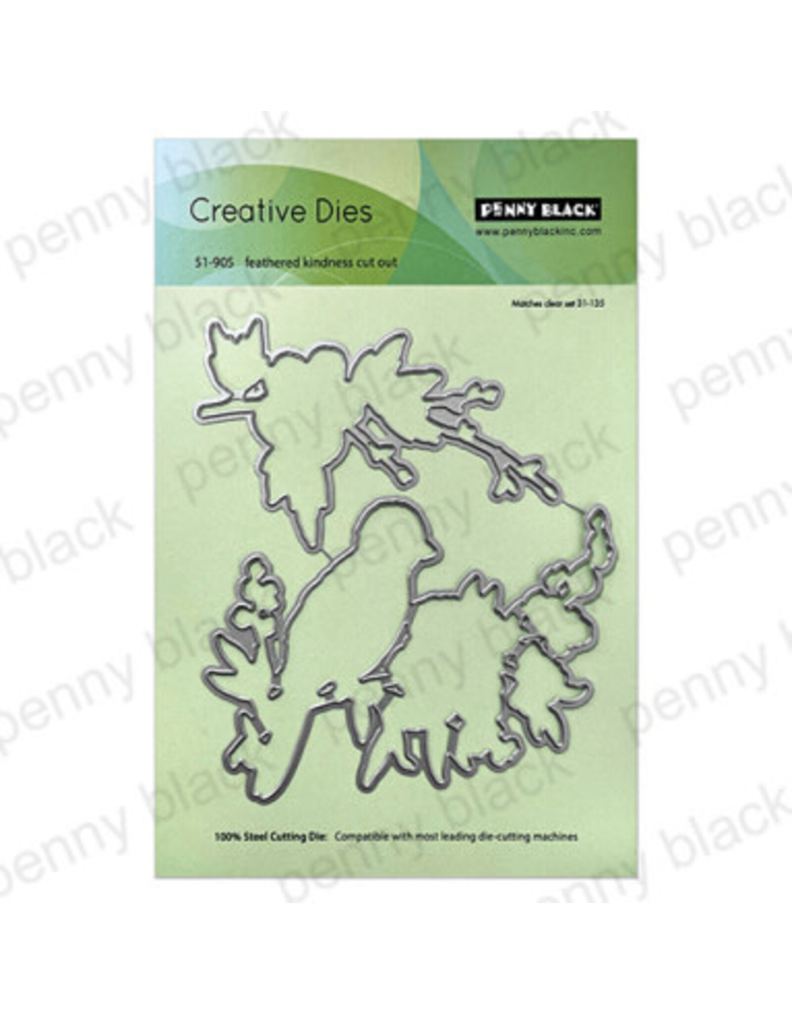 PENNY BLACK PENNY BLACK FEATHERED KINDNESS CUT OUT DIE SET