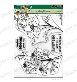 PENNY BLACK PENNY BLACK SENDING BLOOMS CLEAR STAMP SET