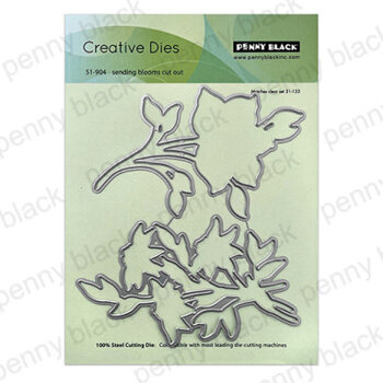 PENNY BLACK PENNY BLACK SENDING BLOSSOMS CUT OUT DIE SET